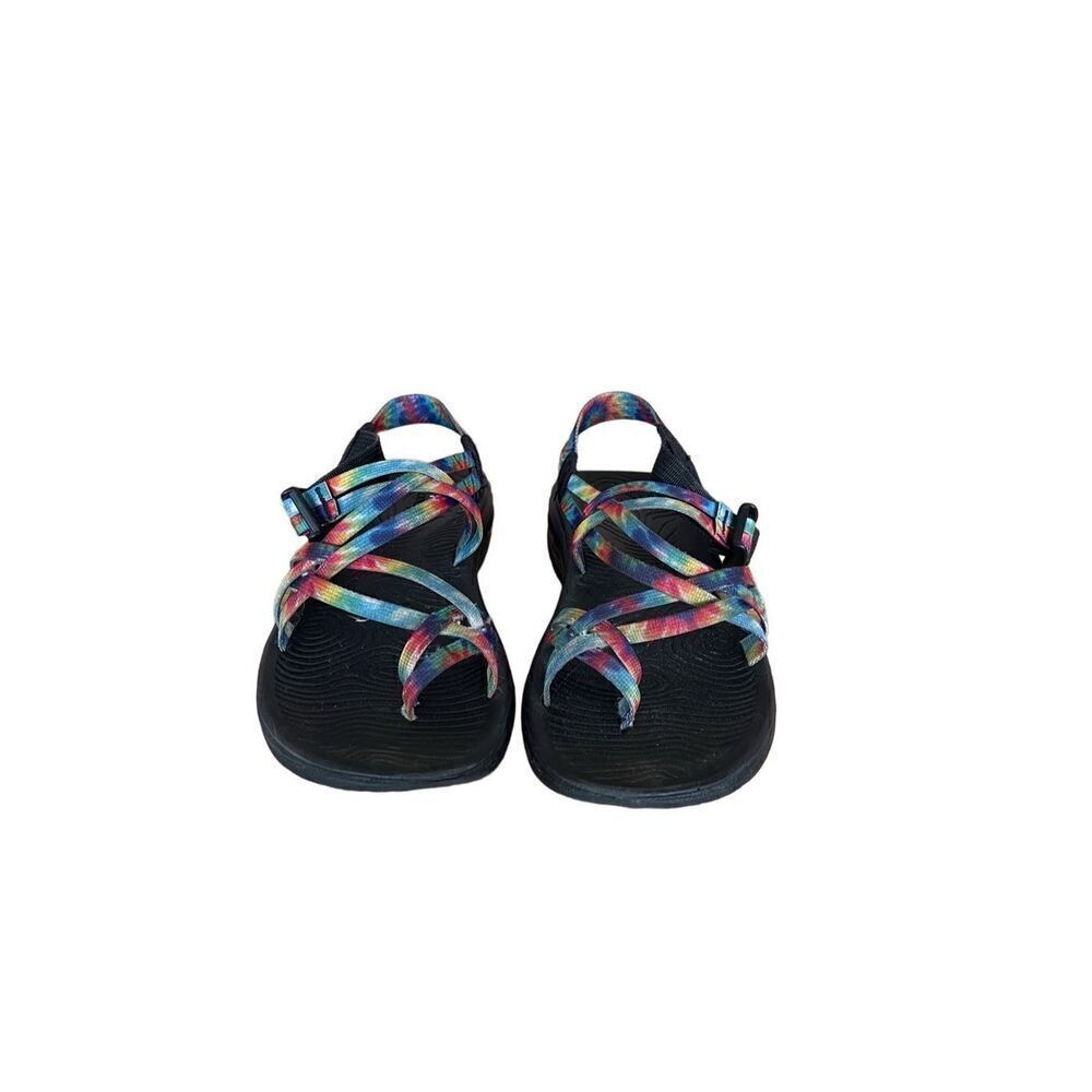 Chaco Womens Multicolor Open Toe Z/VOLV X2 Tie Dye Strappy Sandal Size 9